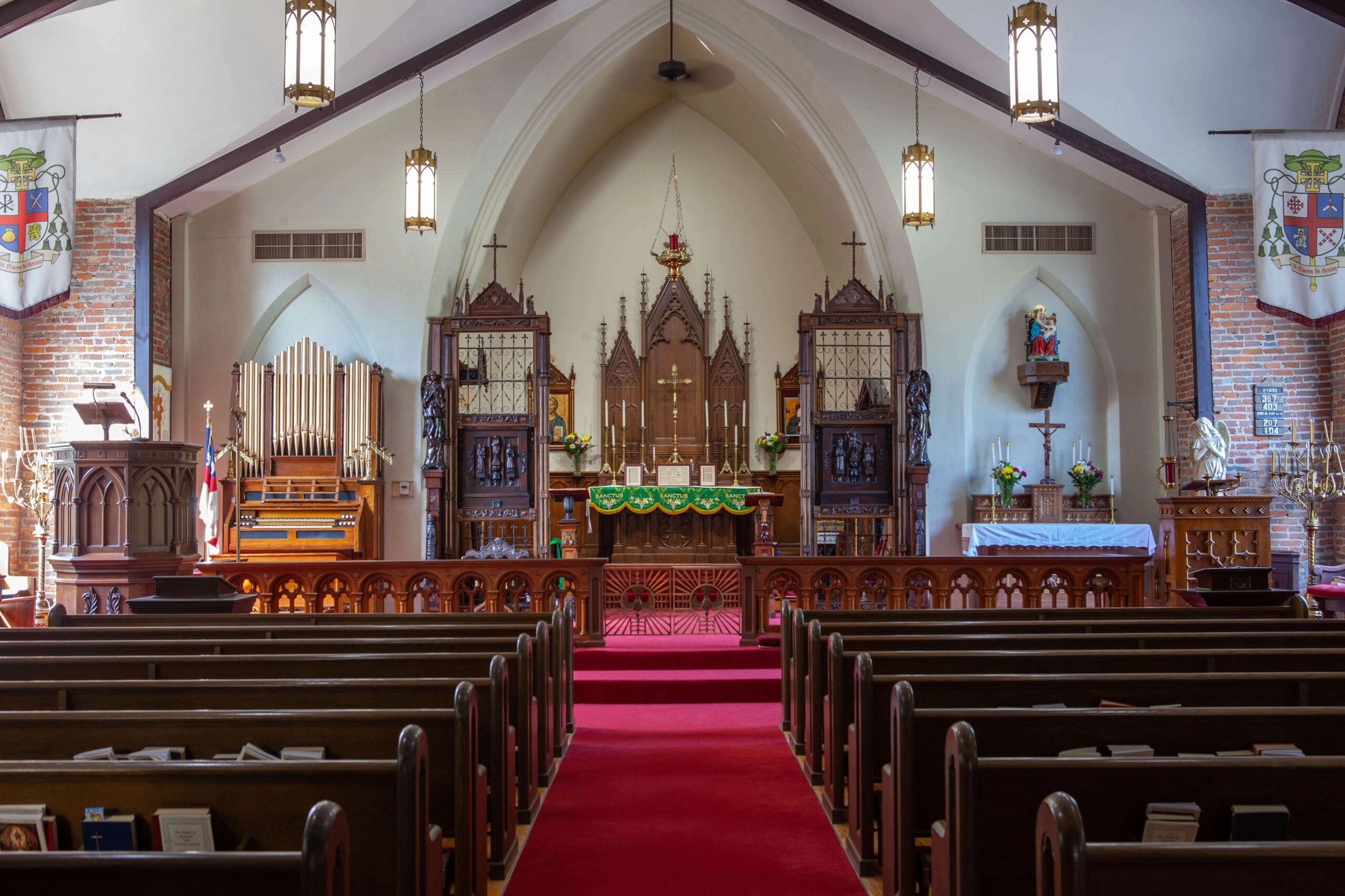 Worship service at St. James Anglican Cathedral
